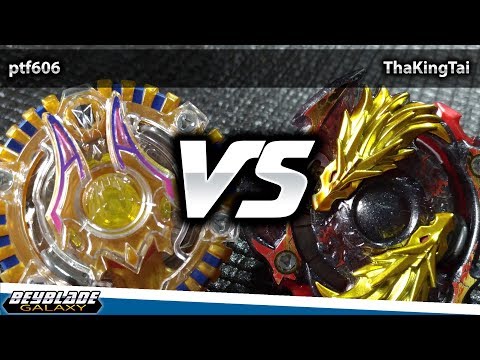 Acid Anubis .B.C vs Lost Longinus .H.Hn - III CBT - [Beyblade Burst] - ベイブレードバースト