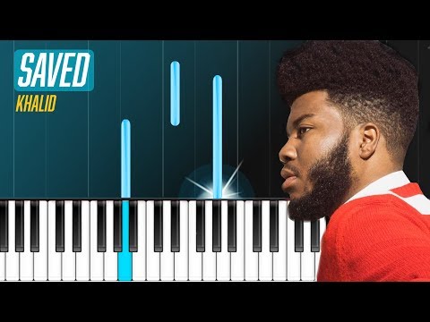 Khalid - "Saved" Piano Tutorial - Chords - How To Play - Cover