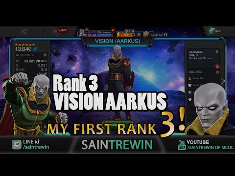 My first Rank 3 6Star | Vision Aarkus Goes to Rank 3 | MCOC