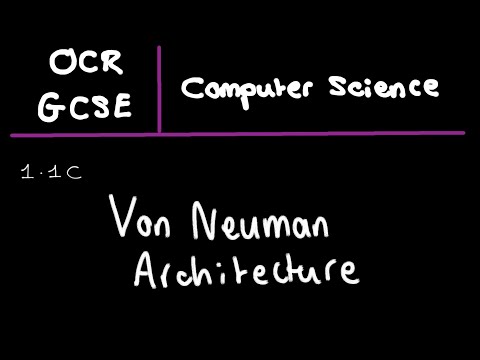 OCR GCSE Computer Science (1.1C) - Von Neumann Architecuture