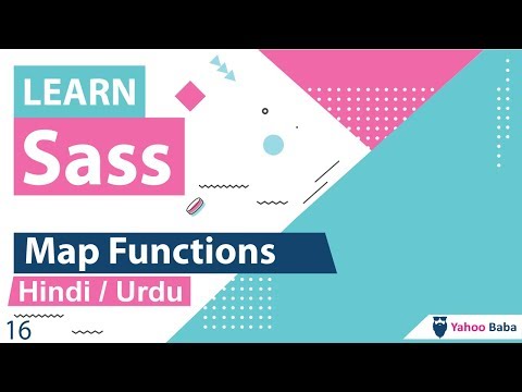 Sass Map Functions Tutorial in Hindi Urdu