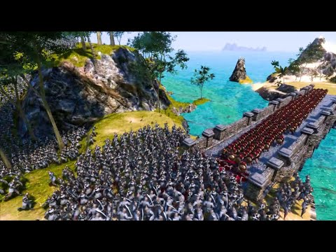 300 Spartans VS 20 000 Persians,Battle of Thermopylae |Ultimate Epic Battle Simulator