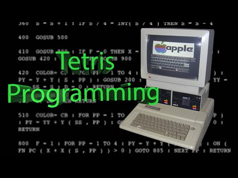 Apple IIe Tetris Programming