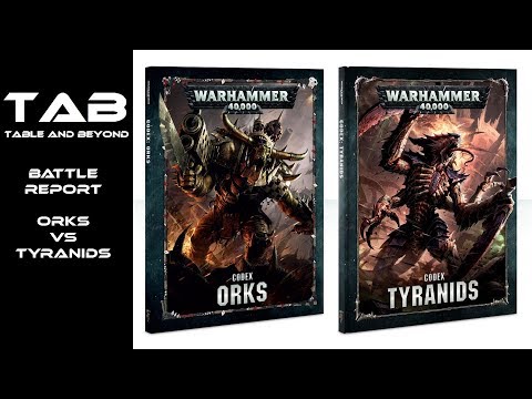 Battle Report Orks vs Tyrandis - Turnierlisten TestRep - Warhammer 40k - 8te Edition - Tab