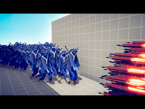100x NINJA vs EVERY GOD - TABS | Totally Accurate Battle Simulator 2022