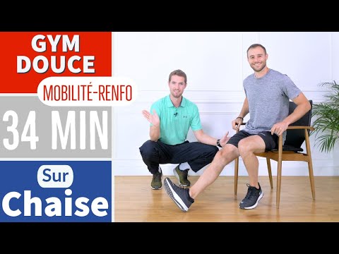 GYM DOUCE SENIOR SUR CHAISE - MOBILITÉ RENFORCEMENT MUSCULAIRE