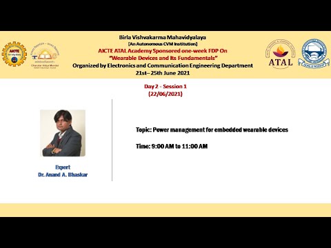 Power management for embedded wearable devices