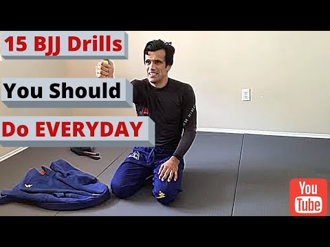 15 BJJ Drills you should do EVERYDAY | Cobrinha BJJ