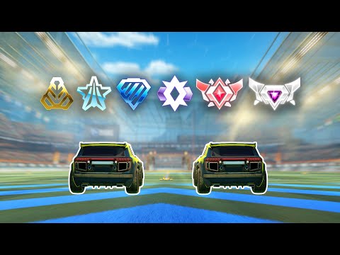 Twin Pros vs Every Rank in Rocket League