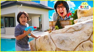 Blaster Toys Ryan vs Daddy Payback Time!!!
