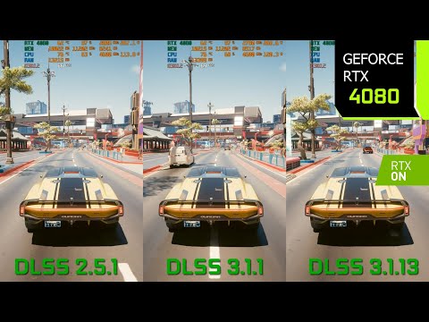 Cyberpunk 2077 | 1440p DLSS 2.5.1 vs DLSS 3.1.1 vs DLSS 3.1.13 Image Quality Comparison | RTX 4080