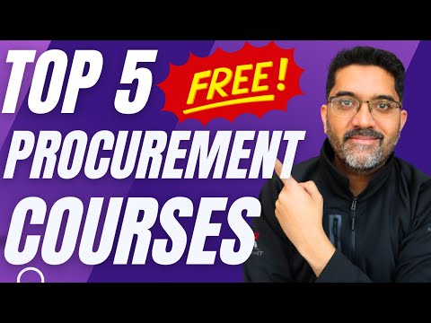 TOP 5 FREE PROCUREMENT Courses for Beginners -Kickstart your PROCUREMENT & PURCHASING Career