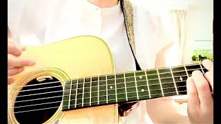 【cover】メモリーグラス / 堀江淳　ギター弾き語り