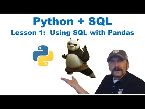 Master Using SQL with Python:  Lesson 1 - Using SQL with Pandas