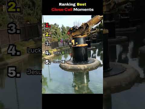 Ranking Best Close Call Moments #closecall #top5 #rankingvideos #youtubeshorts #nearmiss
