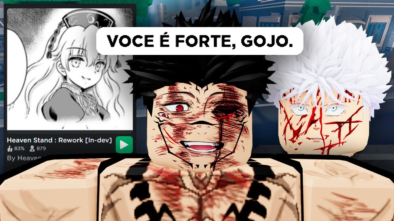 a ultima batalha entre o gojo e o sukuna no roblox