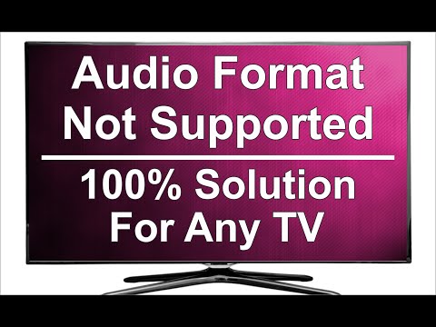 Unsupported Audio Error Solution in TV || Audio Format Not Supported Video