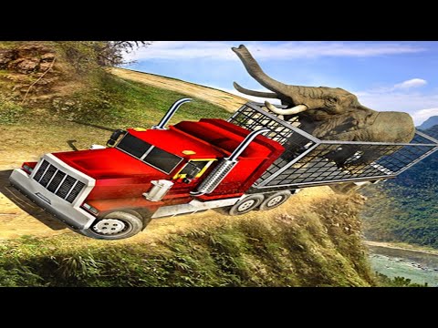 Animal Transport Truck Driving Simulator | Dangerous Offroad Cargo Gameplay