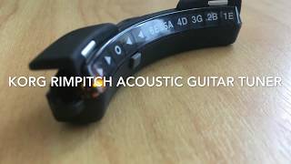 Video thumbnail for Korg rimpitch digital guitar tuner by Heath Watson