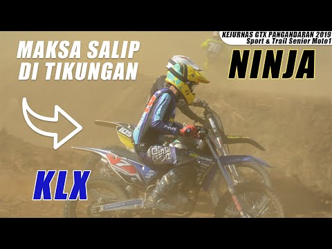 Sulit Dipercaya ! Kawasaki KLX Garang vs Ninja Kebo Duel Di Tikungan