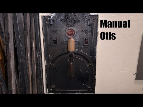 Amazing Vintage Manually Controlled Otis Freight Elevator @ Auditorium Theatre - Rochester, NY