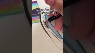 i asked my MOM to draw a line in my sketchbook… #Shorts