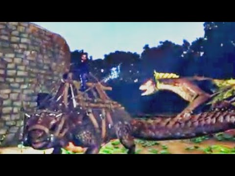 DOMANDO UM DRAGÃO ESPINHOSO!!! (Ark Survival Evolved - Ragnarok) #23