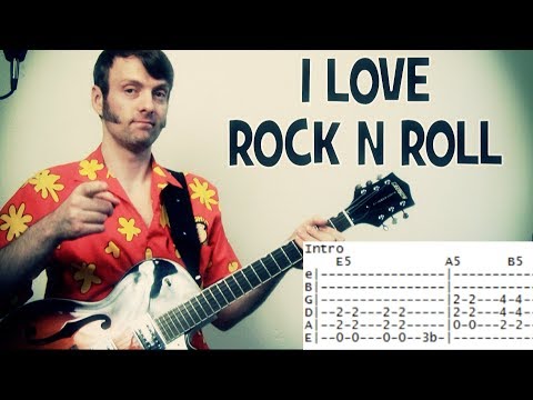 Joan Jett I Love Rock 'n Roll Guitar Chords Lesson & Tab Tutorial