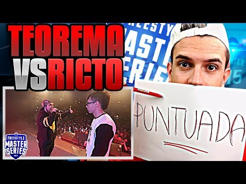 LAS RIMAS INTELIGENTES NO SE ENTENDIERON...  | RICTO vs TEOREMA | PUNTUADA como en FMS