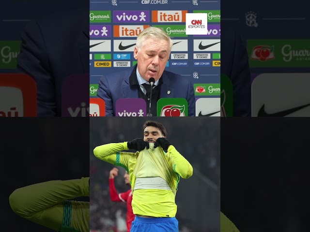 “Pensei em tirar a pressão do Estêvão”, diz Ancelotti sobre segundo pênalti | CNN ESPORTES