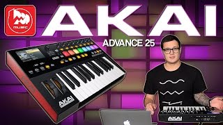Video thumbnail for AKAI ADVANCE 25 - новейшая миди клавиатура с интерактивным ЖК дисплеем by PopMusicRu