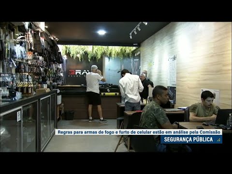 Regras para armas de fogo estão na pauta da Comissão de Segurança Pública
