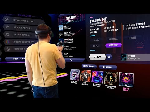 Synth Riders: Follow Me - Dj Aligator Vs Space Frog (LIV)