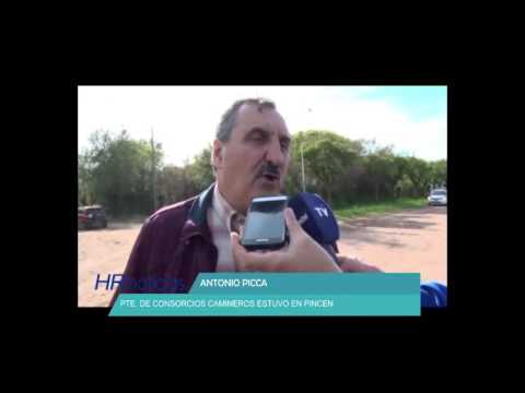 ANTONIO PICCA   PTE  DE CONSORCIOS CAMINEROS ESTUVO EN PINCEN