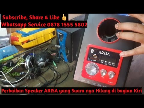 Perbaikan Speaker Aktif ARISA yang Suara nya Hilang Sebelah 🔊