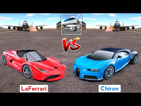 3D Driving Class - LaFerrari vs Bugatti Chiron. Who is Best? - Full Comparison