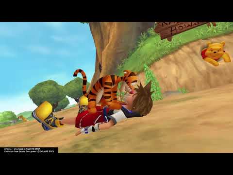 Kingdom Hearts Final Mix (PS4) Cutscene #181 Sora Meets Tigger