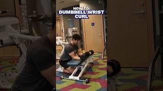 Dumbbell Wrist Curl demonstration thumbnail