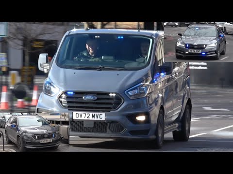 Unmarked & Covert Police Vehicles Responding Using Lights & Sirens In London - Metropolitan Police