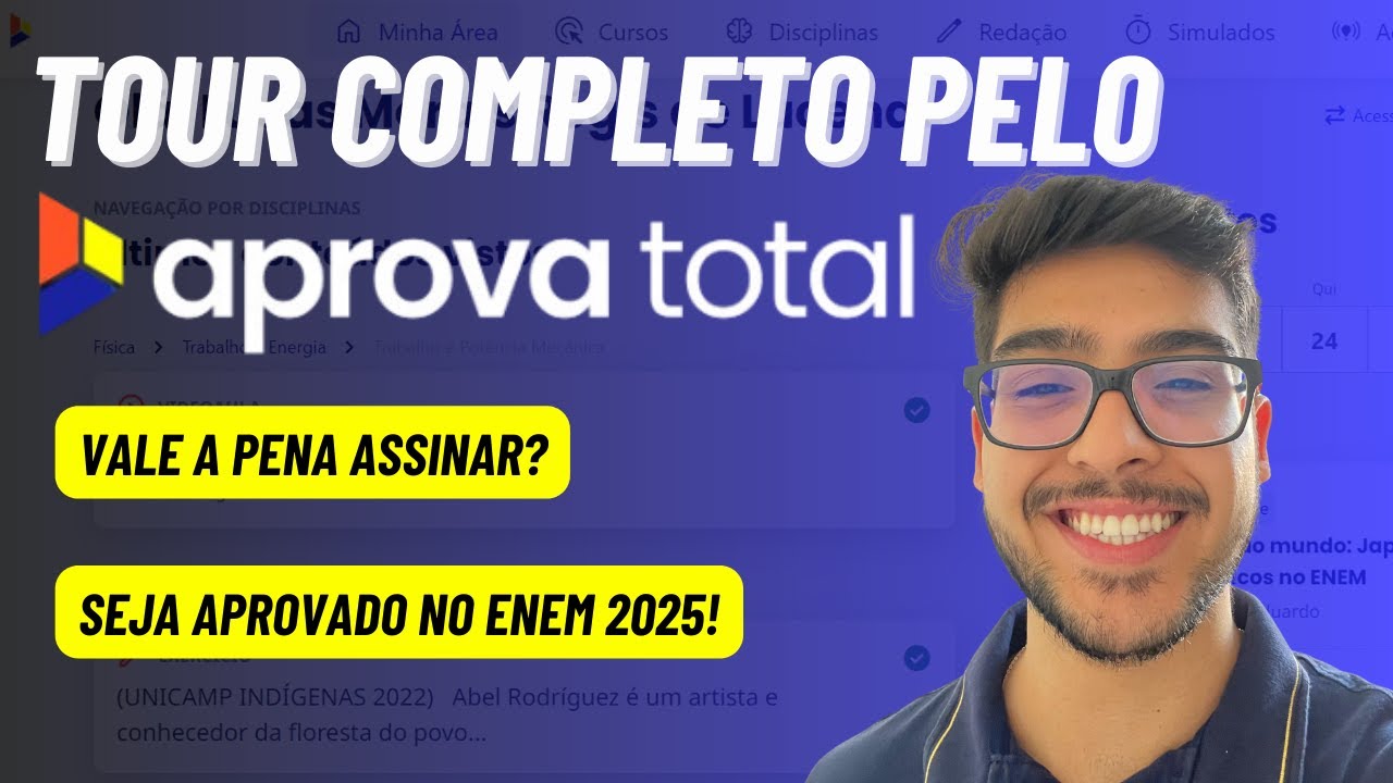 APROVA TOTAL VALE A PENA? - Tour Completo pela Plataforma 2025!