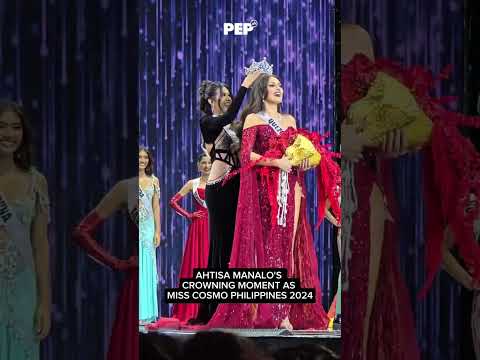Ahtisa Manalo wins Miss Cosmo Philippines 2024 crown #PEP #shorts