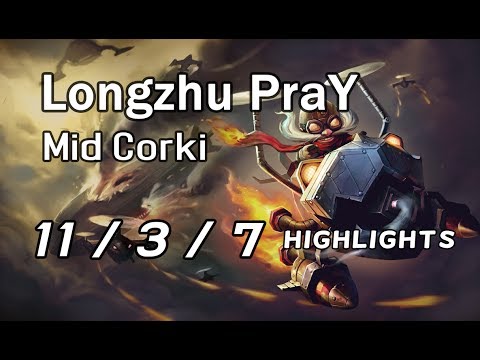 Longzhu PraY Mid Corki 11/3/7 vs Galio | Highlights