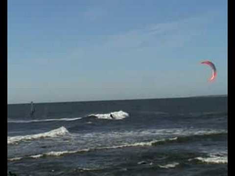 Kitesurfing Gislövshammar 25 Juli 2008