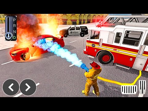 Fire Truck Game - Real Fire Truck Driving Simulator: Fire Fighting-Best Android Gameplay HD