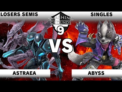 Smashing Grounds 9 - Astraea (Dark Samus, Ridley) Vs. Abyss (Wolf) - Losers Semis - SSBU