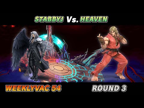 WeeklyVac 54 - SSBU - StabbyJ (Sephiroth) vs Heaven (Ken)