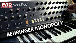 Behringer MonoPoly Sounds - No Talking!