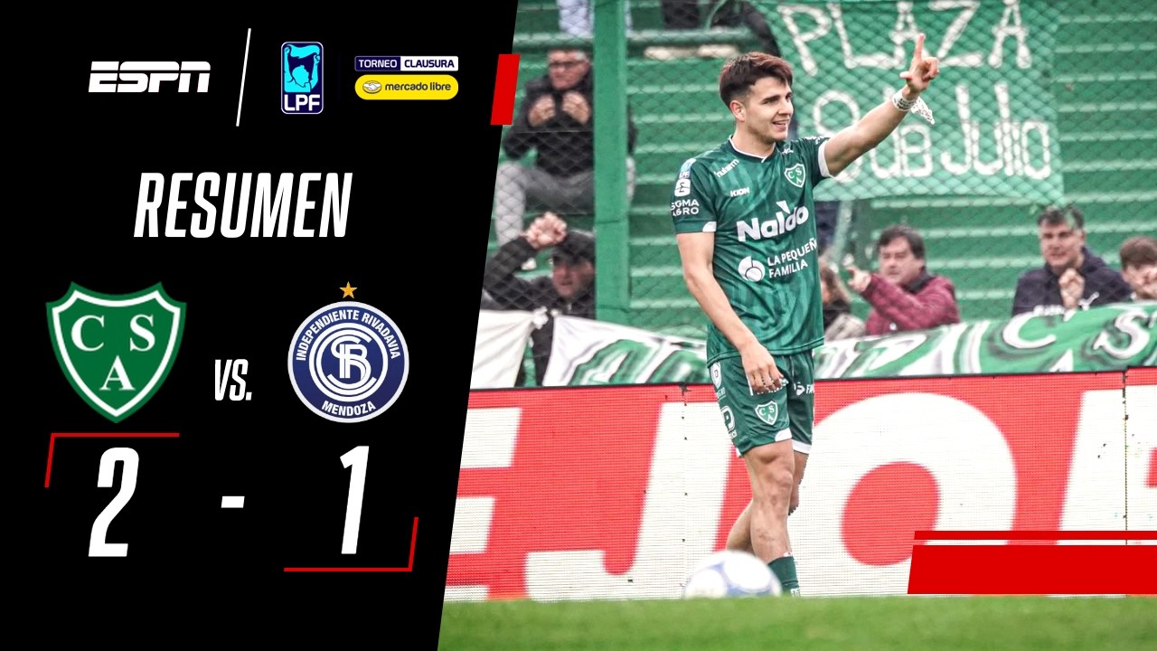 SARMIENTO VENCIÓ AL MENDOCINO Y SUMÓ SUS PRIMEROS 3 PUNTOS | Sarmiento 2-1 Rivadavia | RESUMEN