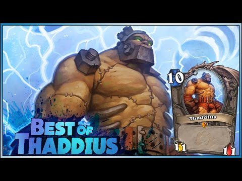 Hearthstone Best of Thaddius - Funny and lucky Rng Moments