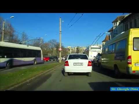 Driving in Timişoara: Calea Şagului - Calea Aradului. Timelapse 2x